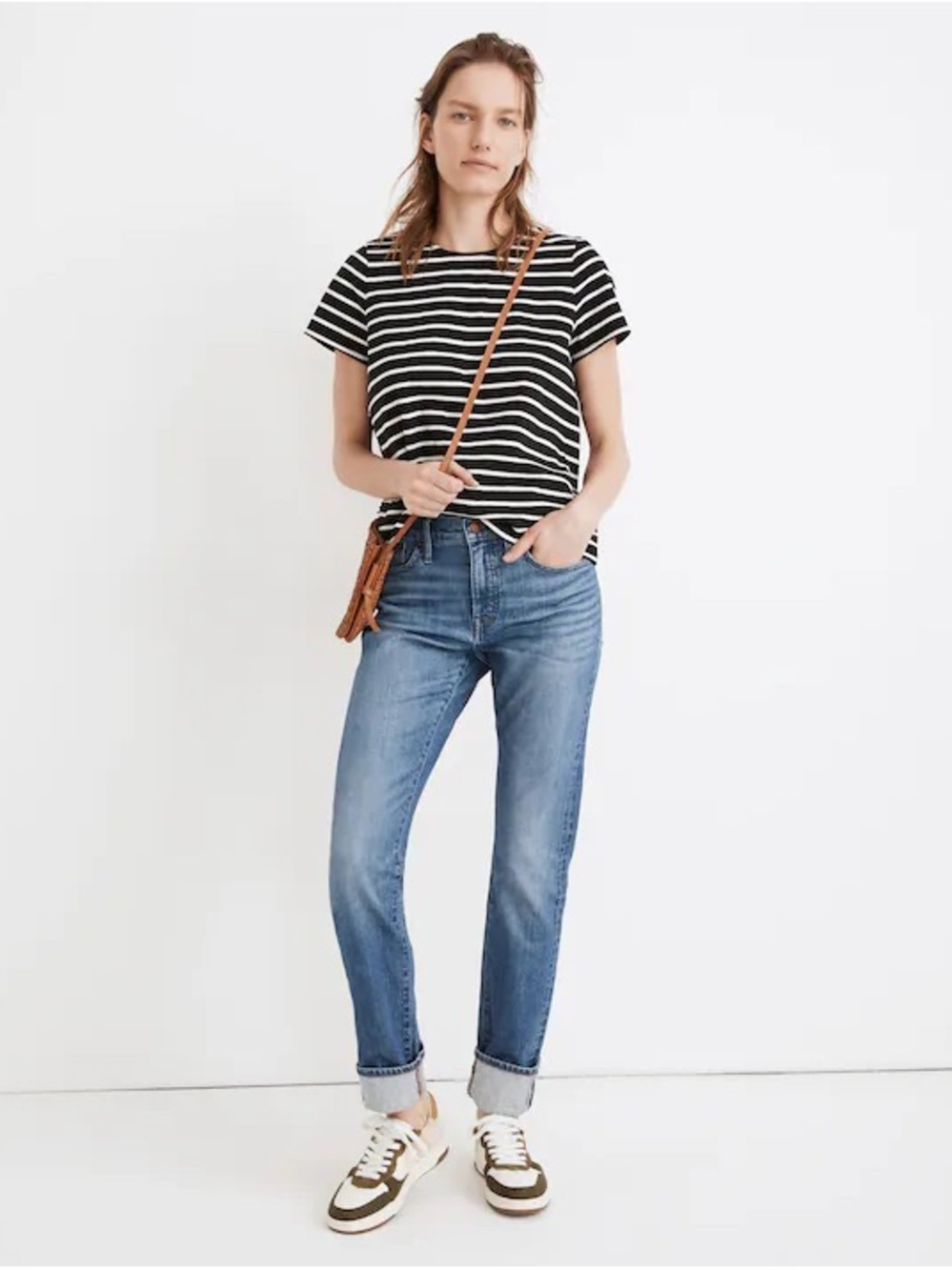Madewell Tomboy Straight Jeans in Galewood Wash: Selvedge Edition Size 29